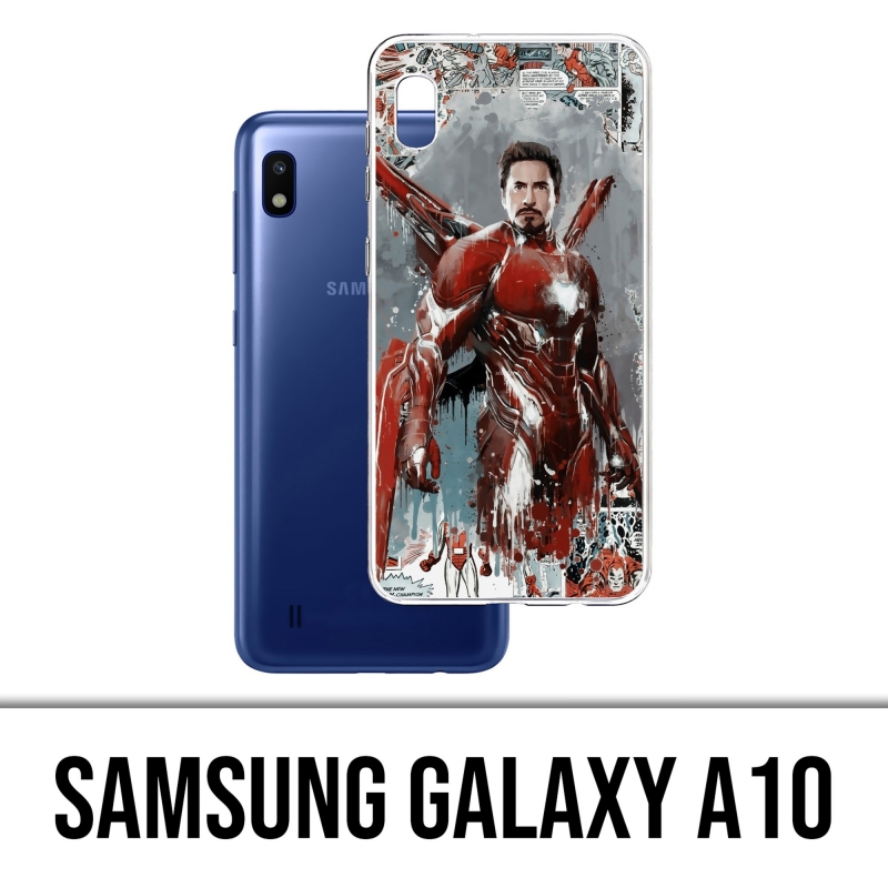 Samsung Galaxy A10 Case - Iron Man Comics Splash