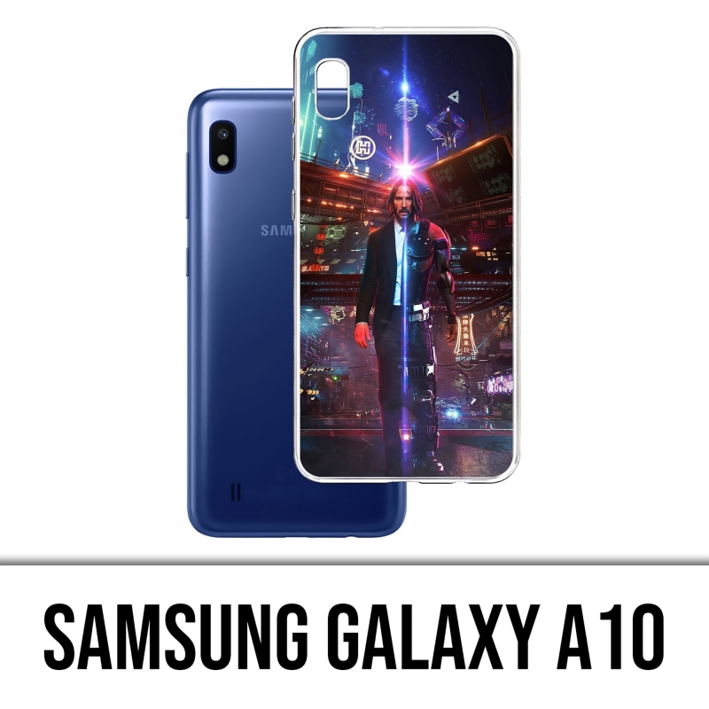 Custodia per Samsung Galaxy A10 - John Wick X Cyberpunk