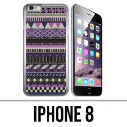 Coque iPhone 8 - Azteque Violet