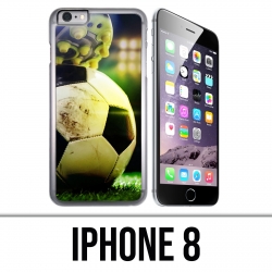Coque iPhone 8 - Ballon Football Pied