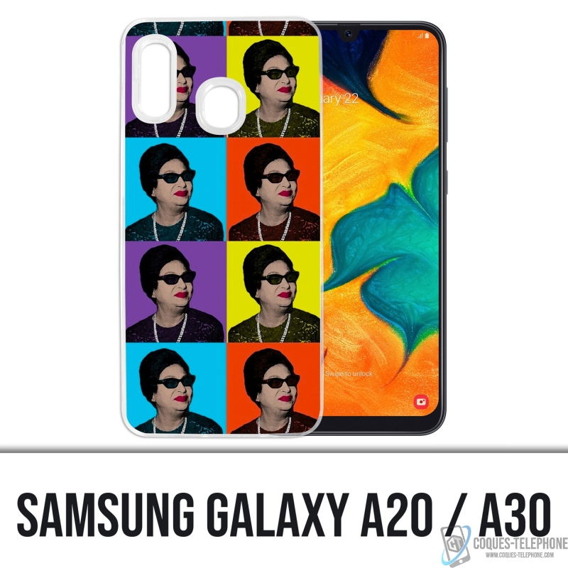 Coque Samsung Galaxy A20 - Oum Kalthoum Colors