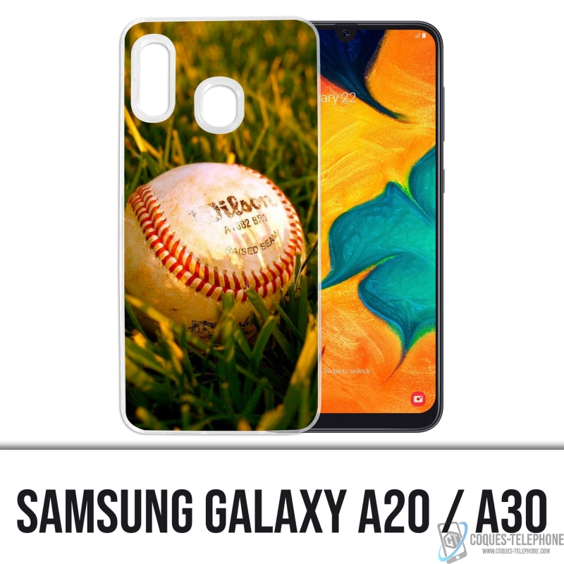 Samsung Galaxy A20 Case - Baseball