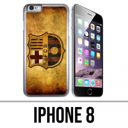 Coque iPhone 8 - Barcelone Vintage Football