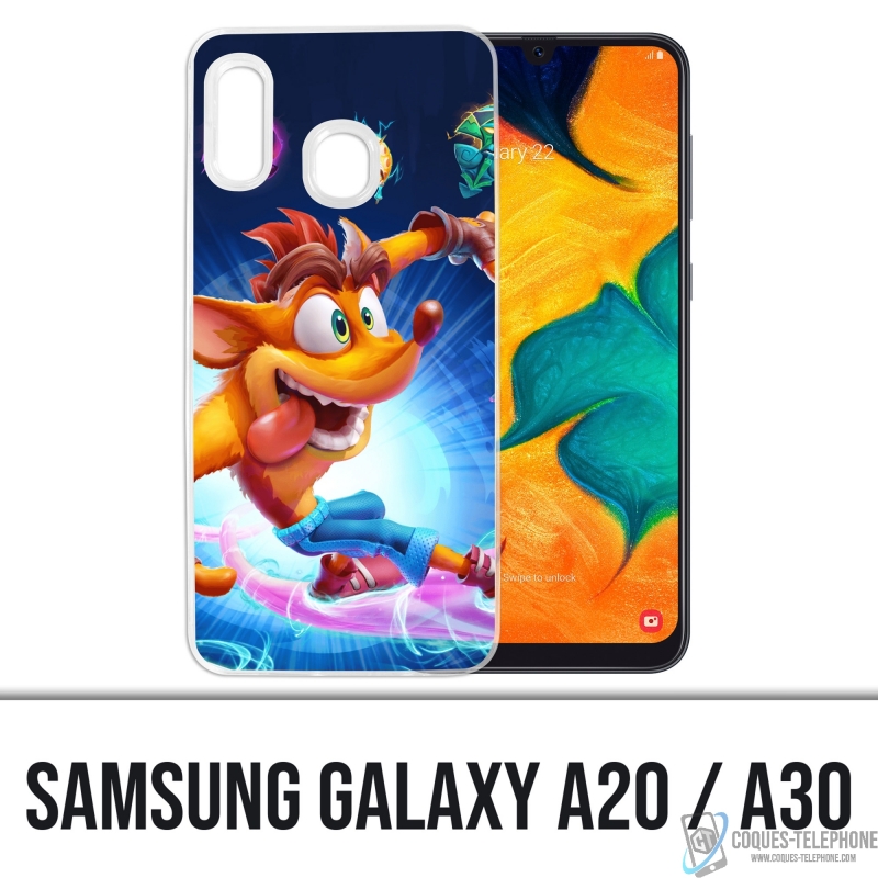 Custodia per Samsung Galaxy A20 - Crash Bandicoot 4