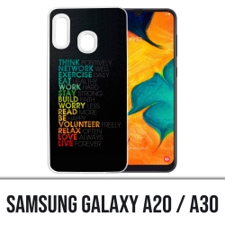 Coque Samsung Galaxy A20 -...