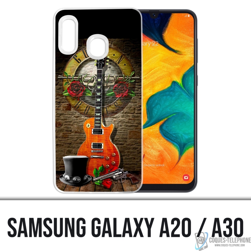 Samsung Galaxy A20 Case - Guns N Roses Gitarre