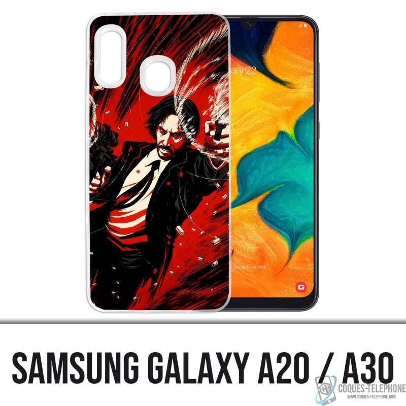 Coque Samsung Galaxy A20 - John Wick Comics