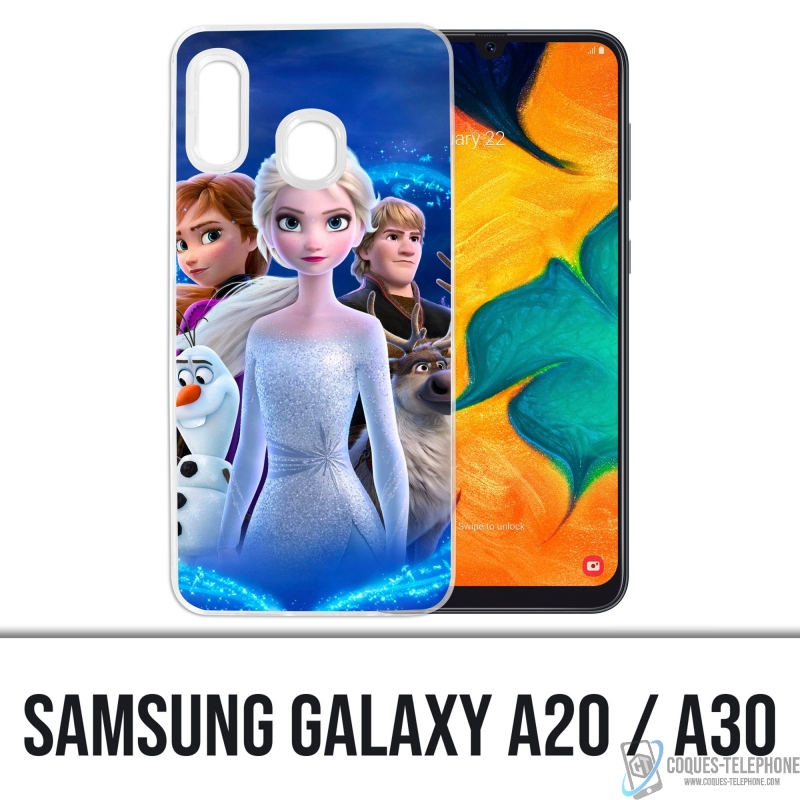 Samsung Galaxy A20 Case - Gefroren 2 Zeichen