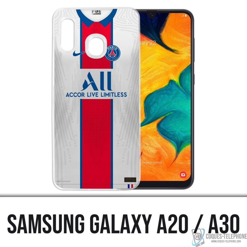 Custodia per Samsung Galaxy A20 - Maglia PSG 2021