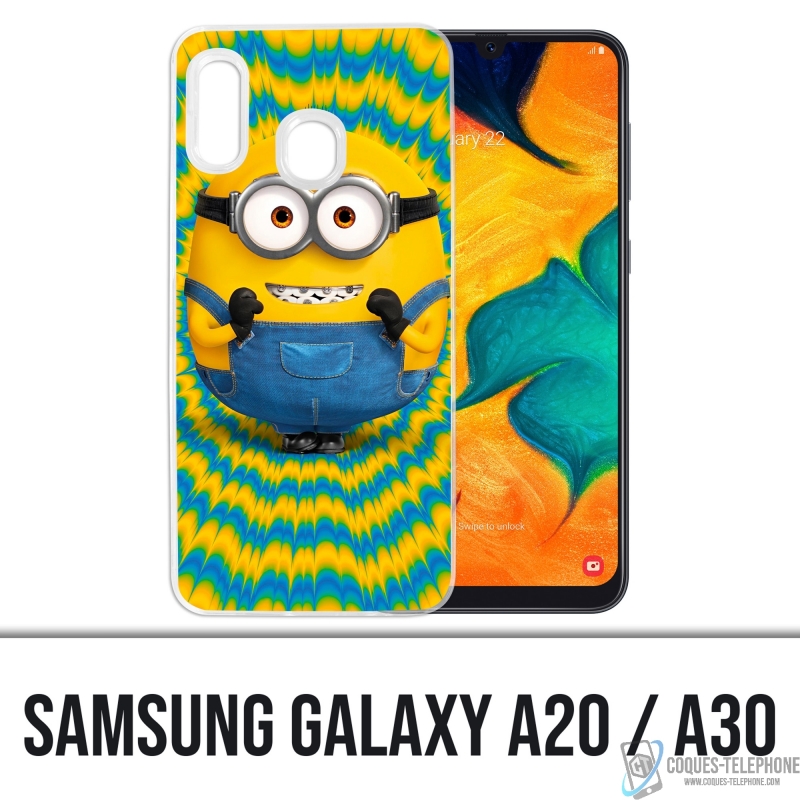 Samsung Galaxy A20 Case - Minion aufgeregt