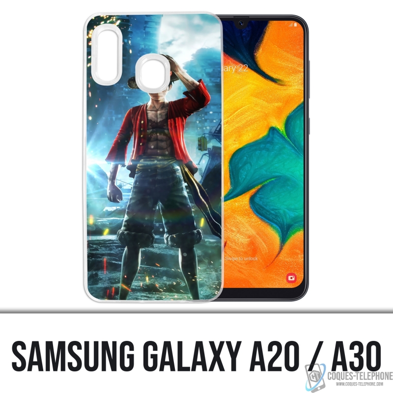 Coque Samsung Galaxy A20 - One Piece Luffy Jump Force