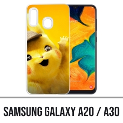 Custodia per Samsung Galaxy A20 - Pikachu Detective