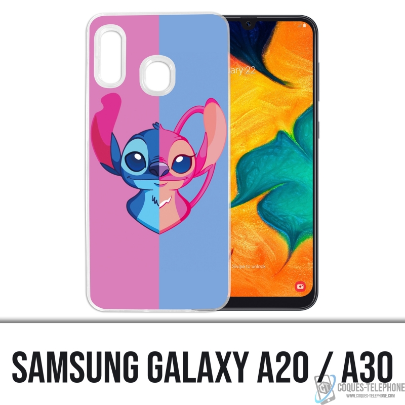 Funda Samsung Galaxy A20 - Stitch Angel Heart Split