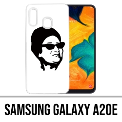 Samsung Galaxy A20e Case - Oum Kalthoum Black White