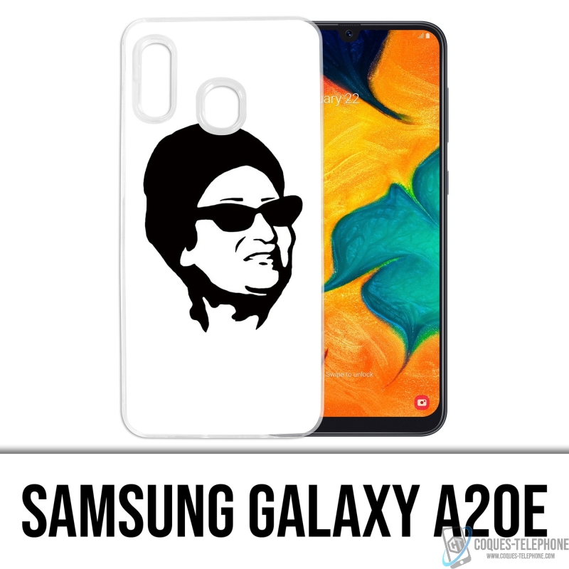 Funda Samsung Galaxy A20e - Oum Kalthoum Negro Blanco