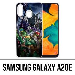 Samsung Galaxy A20e Case - Batman Vs Teenage Mutant Ninja Turtles