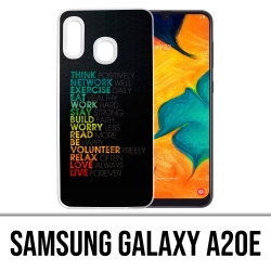 Funda Samsung Galaxy A20e - Motivación diaria