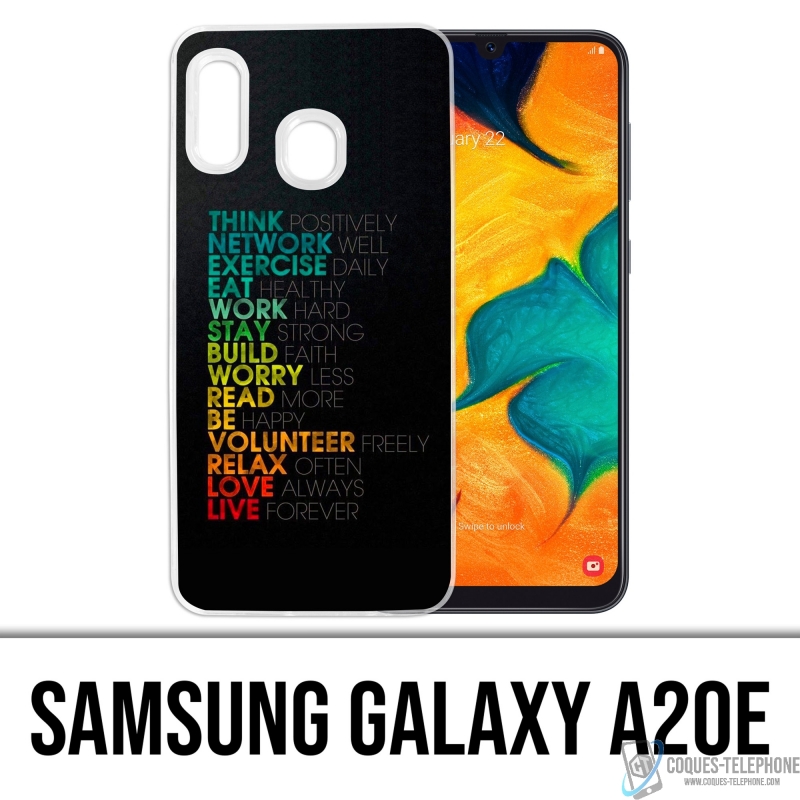 Funda Samsung Galaxy A20e - Motivación diaria