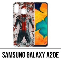 Custodia per Samsung Galaxy A20e - Spiderman Comics Splash