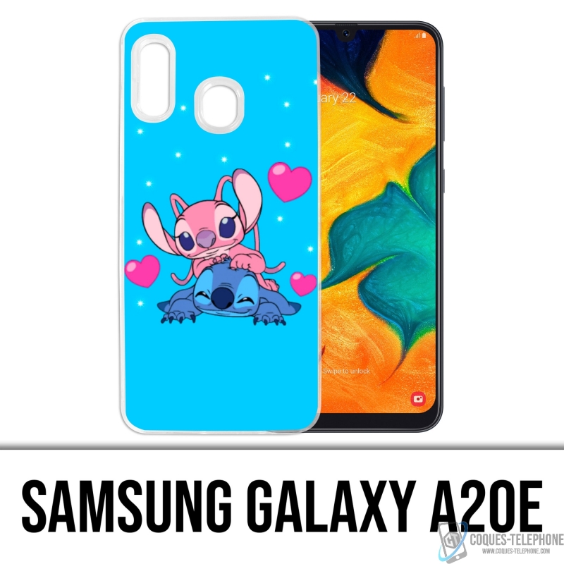 Samsung Galaxy A20e Case - Stitch Angel Love
