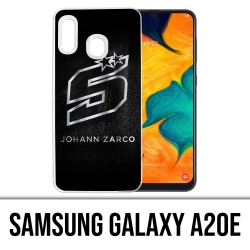 Suradam Litoral Salón de clases Funda para Samsung Galaxy A20e - Zarco Motogp Grunge