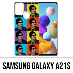Coque Samsung Galaxy A21s - Oum Kalthoum Colors