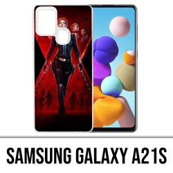 Samsung Galaxy A21s Case - Black Widow Poster