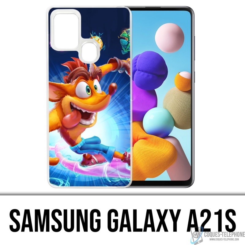 Custodia per Samsung Galaxy A21s - Crash Bandicoot 4