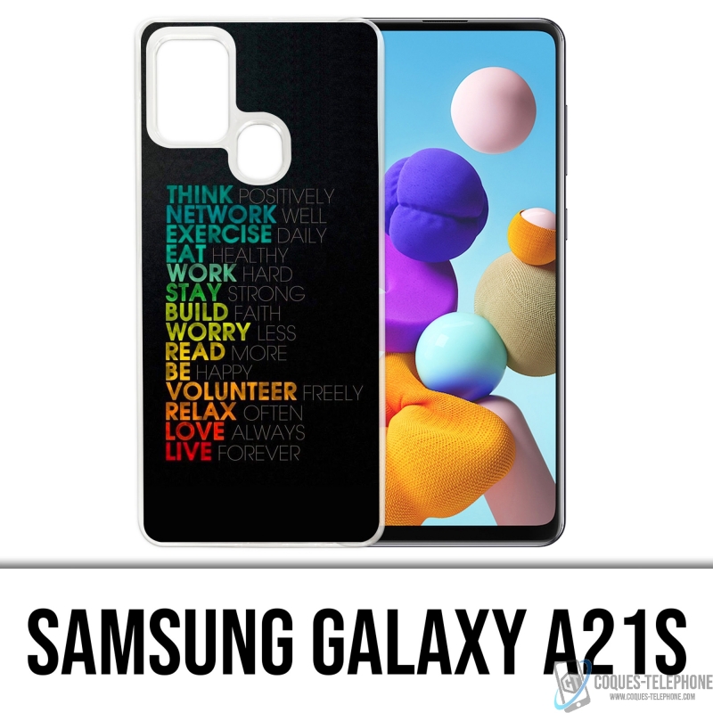 Funda Samsung Galaxy A21s - Motivación diaria