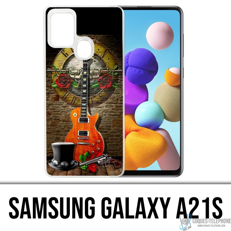 Coque Samsung Galaxy A21s - Guns N Roses Guitare