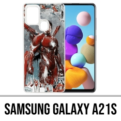 Samsung Galaxy A21s Case - Iron Man Comics Splash