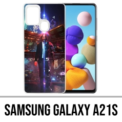 Coque Samsung Galaxy A21s - John Wick X Cyberpunk