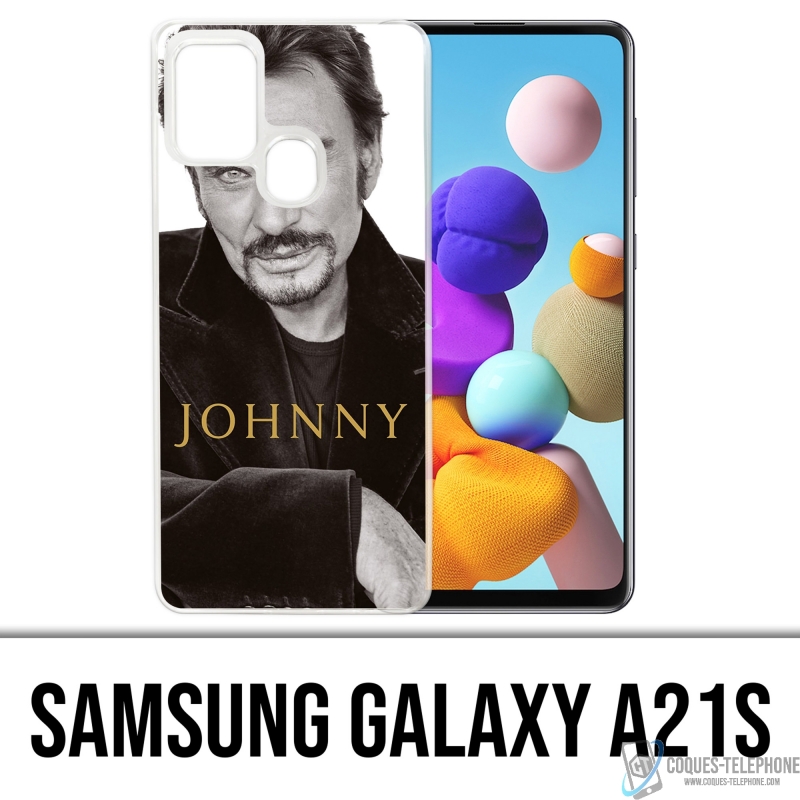 Custodia per Samsung Galaxy A21s - Album Johnny Hallyday