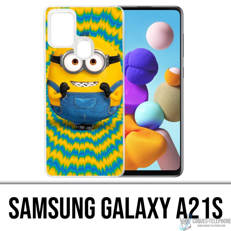 Custodia per Samsung Galaxy A21s - Minion Excited