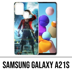 Coque Samsung Galaxy A21s - One Piece Luffy Jump Force