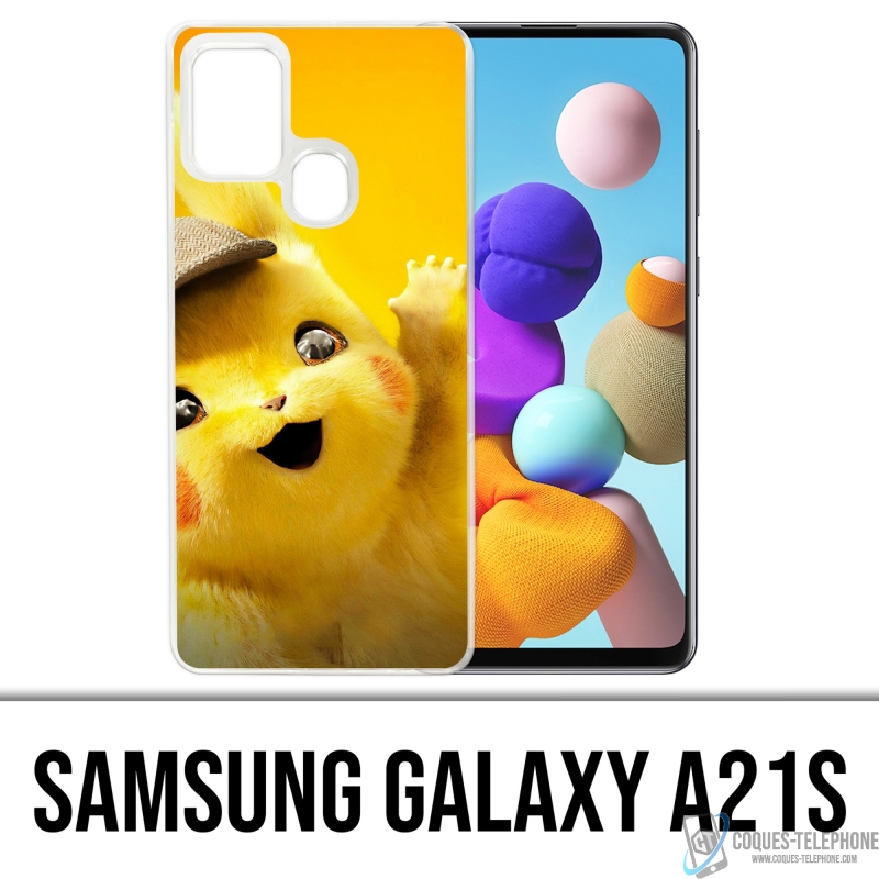 Coque Samsung Galaxy A21s - Pikachu Detective