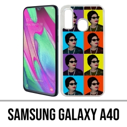 Samsung Galaxy A40 Case - Oum Kalthoum Colors