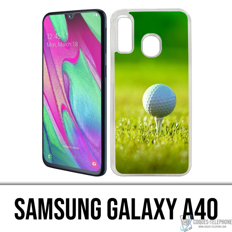 Custodia per Samsung Galaxy A40 - Pallina da golf