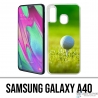 Coque Samsung Galaxy A40 - Balle Golf