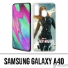 Samsung Galaxy A40 Case - Black Widow Movie