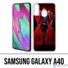 Samsung Galaxy A40 Case - Black Widow Poster