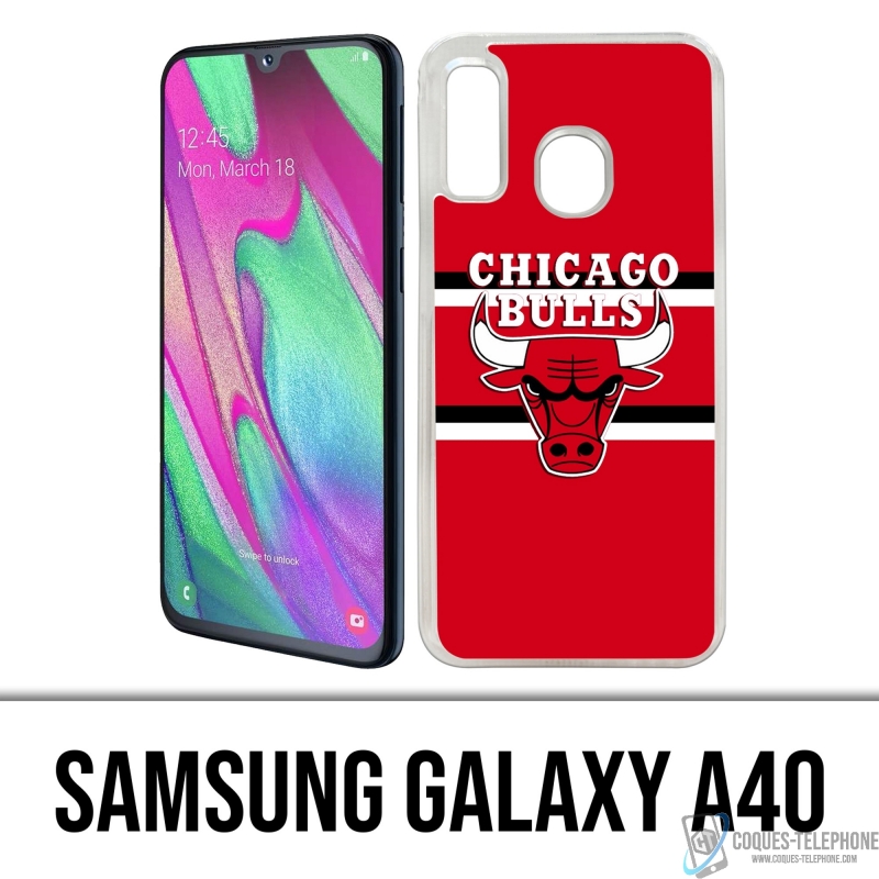 Coque Samsung Galaxy A40 - Chicago Bulls