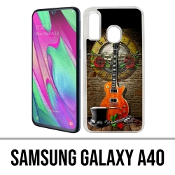 Coque Samsung Galaxy A40 - Guns N Roses Guitare