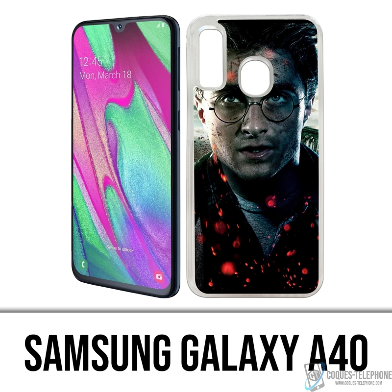 Custodia per Samsung Galaxy A40 - Harry Potter Fire