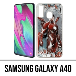 Samsung Galaxy A40 case - Iron Man Comics Splash