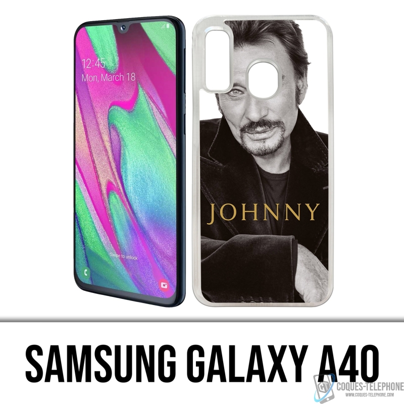 Custodia per Samsung Galaxy A40 - Album Johnny Hallyday