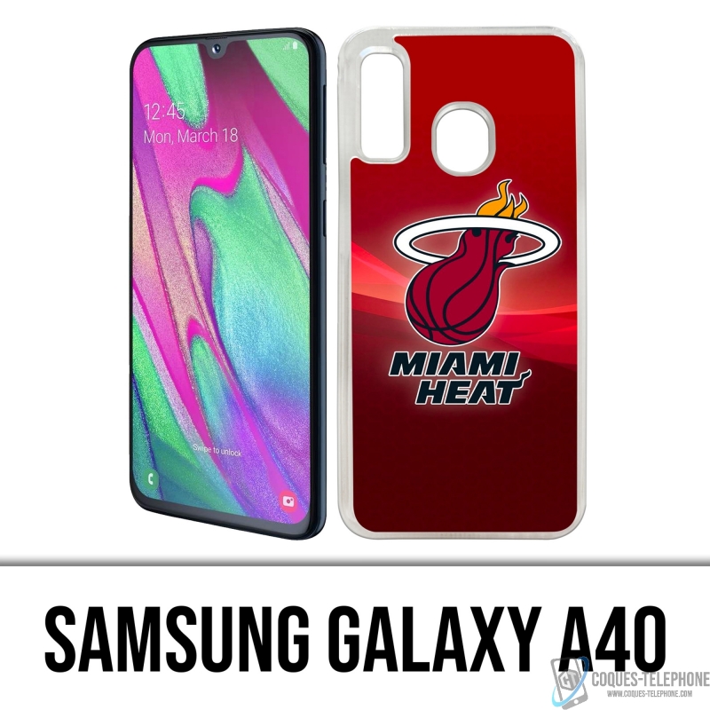 Samsung Galaxy A40 case - Miami Heat