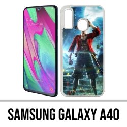 Samsung Galaxy A40 Case - One Piece Ruffy Jump Force