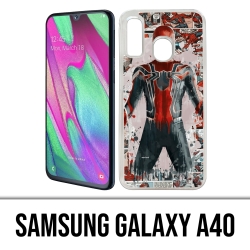 Samsung Galaxy A40 case - Spiderman Comics Splash