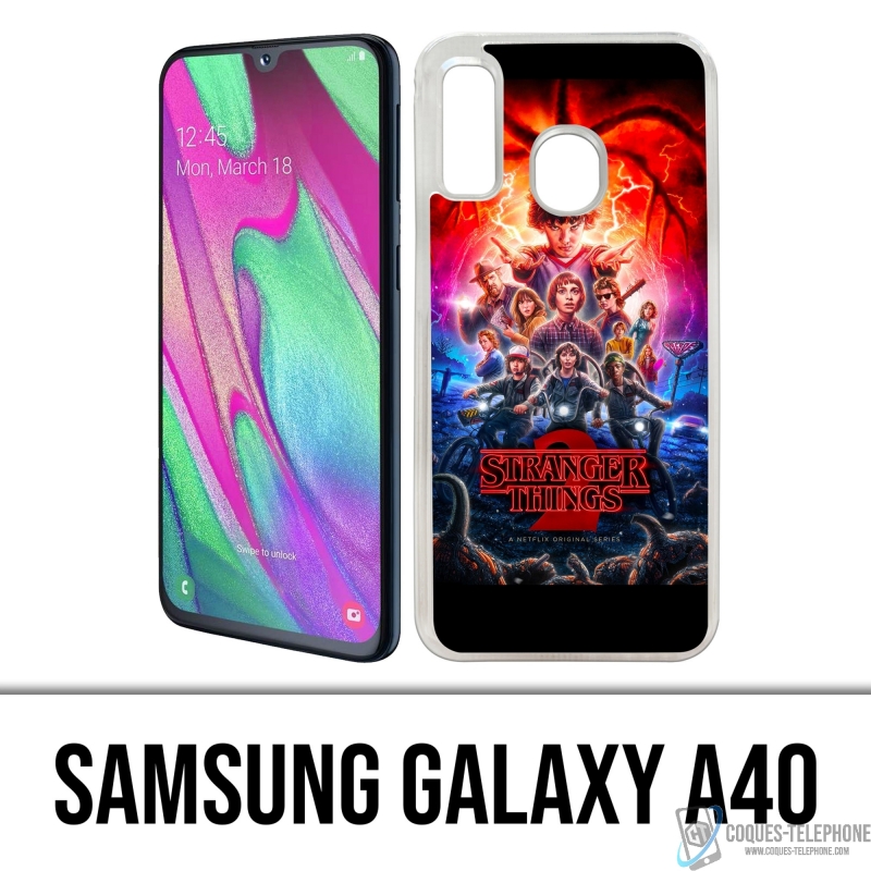 Samsung Galaxy A40 Case - Stranger Things Poster
